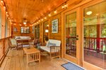 lovely screened porch with